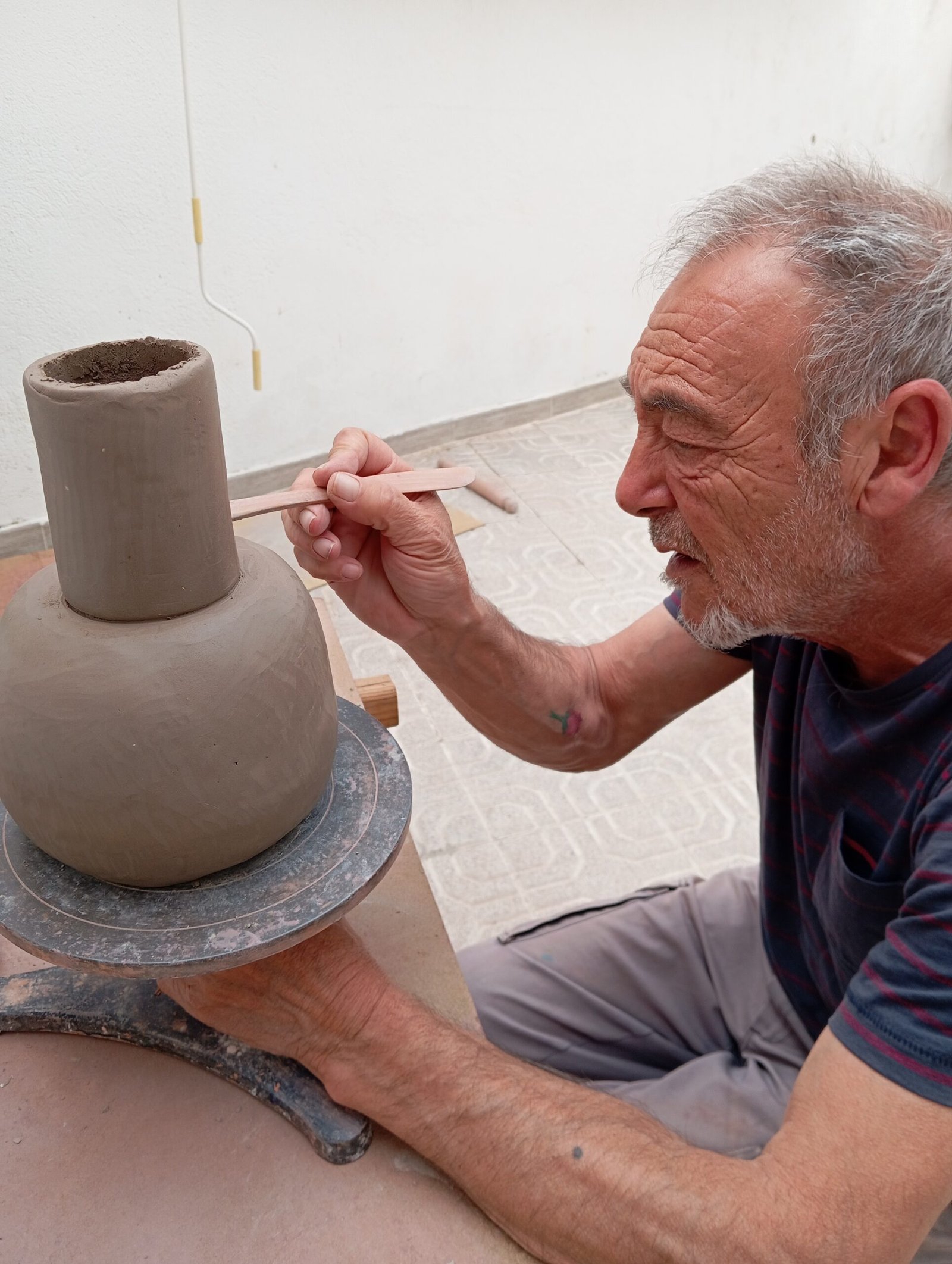 Pepe Alfarero actual trabajando